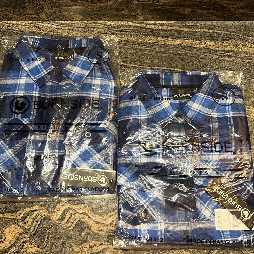 Ladies Burnside Flannel Shirt